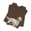 English Setter Dad Shirt, Vintage Dog Sketch Tee, Dog Dad Gift
