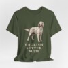 English Setter Mom Shirt, Vintage Dog Sketch Tee, Dog Mom Gift