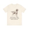 English Setter Humor Shirt, Vintage Dog Sketch Tee, Dog Humor Gift