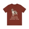 English Springer Spaniel Dad Shirt, Vintage Dog Sketch Tee, Dog Dad Gift