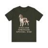 English Springer Spaniel Dad Shirt, Vintage Dog Sketch Tee, Dog Dad Gift