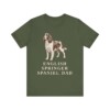 English Springer Spaniel Dad Shirt, Vintage Dog Sketch Tee, Dog Dad Gift