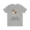 English Springer Spaniel Dad Shirt, Vintage Dog Sketch Tee, Dog Dad Gift