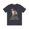 English Springer Spaniel Dad Shirt, Vintage Dog Sketch Tee, Dog Dad Gift