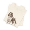 English Springer Spaniel Dad Shirt, Vintage Dog Sketch Tee, Dog Dad Gift