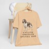 English Springer Spaniel Dad Shirt, Vintage Dog Sketch Tee, Dog Dad Gift