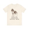 English Springer Spaniel Mom Shirt, Vintage Dog Sketch Tee, Dog Mom Gift