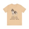 English Springer Spaniel Mom Shirt, Vintage Dog Sketch Tee, Dog Mom Gift