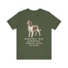 English Springer Spaniel Humor Shirt, Vintage Dog Sketch Tee, Dog Humor Gift