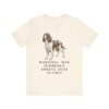 English Springer Spaniel Humor Shirt, Vintage Dog Sketch Tee, Dog Humor Gift