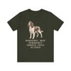 English Springer Spaniel Humor Shirt, Vintage Dog Sketch Tee, Dog Humor Gift