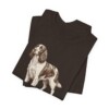 English Springer Spaniel Humor Shirt, Vintage Dog Sketch Tee, Dog Humor Gift