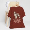 English Springer Spaniel Humor Shirt, Vintage Dog Sketch Tee, Dog Humor Gift