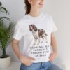 English Springer Spaniel Humor Shirt, Vintage Dog Sketch Tee, Dog Humor Gift