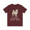 Finnish Spitz Dad Shirt, Vintage Dog Sketch Tee, Dog Dad Gift Finnish Spitz Dad Shirt, Vintage Dog Sketch Tee, Dog Dad Gift