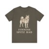 Finnish Spitz Dad Shirt, Vintage Dog Sketch Tee, Dog Dad Gift Finnish Spitz Dad Shirt, Vintage Dog Sketch Tee, Dog Dad Gift