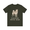 Finnish Spitz Dad Shirt, Vintage Dog Sketch Tee, Dog Dad Gift Finnish Spitz Dad Shirt, Vintage Dog Sketch Tee, Dog Dad Gift