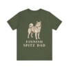 Finnish Spitz Dad Shirt, Vintage Dog Sketch Tee, Dog Dad Gift Finnish Spitz Dad Shirt, Vintage Dog Sketch Tee, Dog Dad Gift