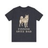 Finnish Spitz Dad Shirt, Vintage Dog Sketch Tee, Dog Dad Gift Finnish Spitz Dad Shirt, Vintage Dog Sketch Tee, Dog Dad Gift