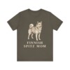 Finnish Spitz Mom Shirt, Vintage Dog Sketch Tee, Dog Mom Gift