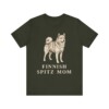 Finnish Spitz Mom Shirt, Vintage Dog Sketch Tee, Dog Mom Gift