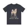 Finnish Spitz Mom Shirt, Vintage Dog Sketch Tee, Dog Mom Gift