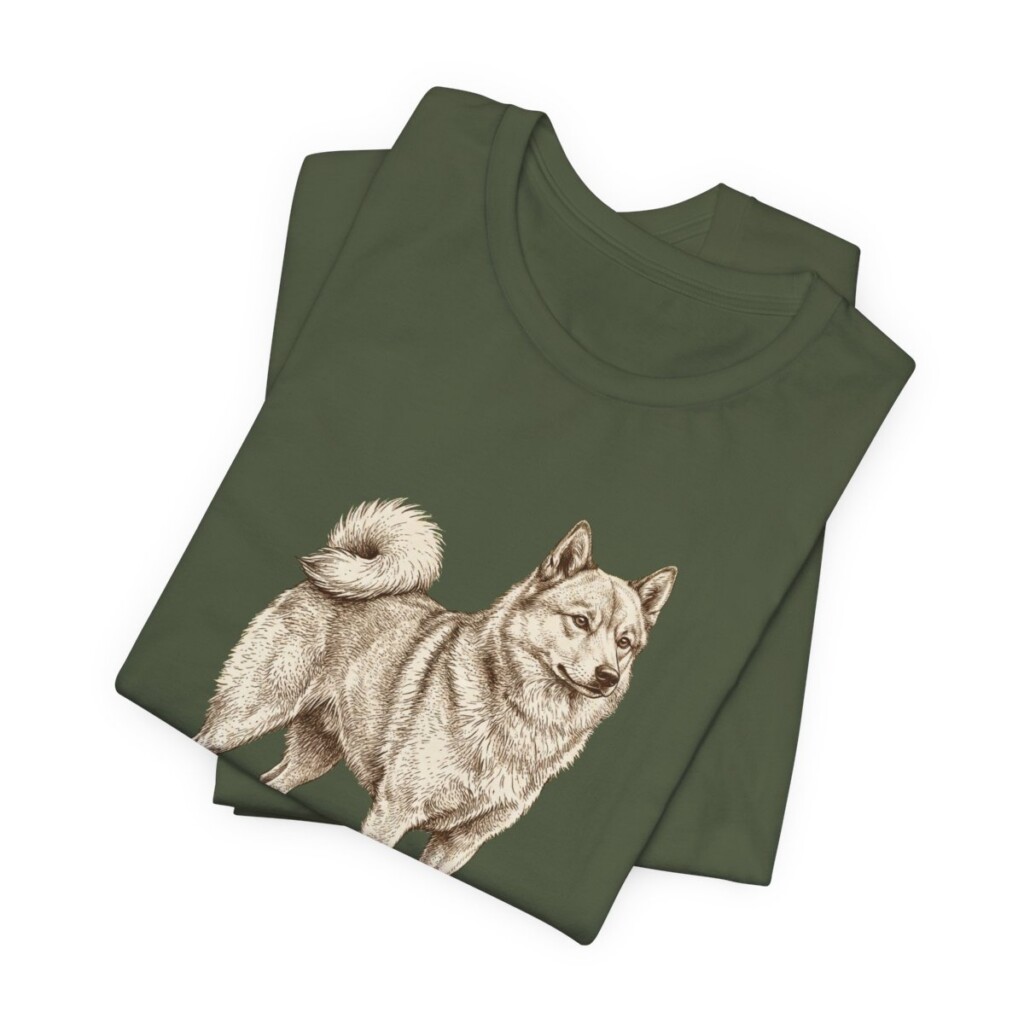 Finnish Spitz Mom Shirt, Vintage Dog Sketch Tee, Dog Mom Gift