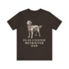 Flat-Coated Retriever Dad Shirt, Vintage Dog Sketch Tee, Dog Dad Gift