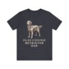 Flat-Coated Retriever Dad Shirt, Vintage Dog Sketch Tee, Dog Dad Gift