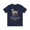 Flat-Coated Retriever Dad Shirt, Vintage Dog Sketch Tee, Dog Dad Gift