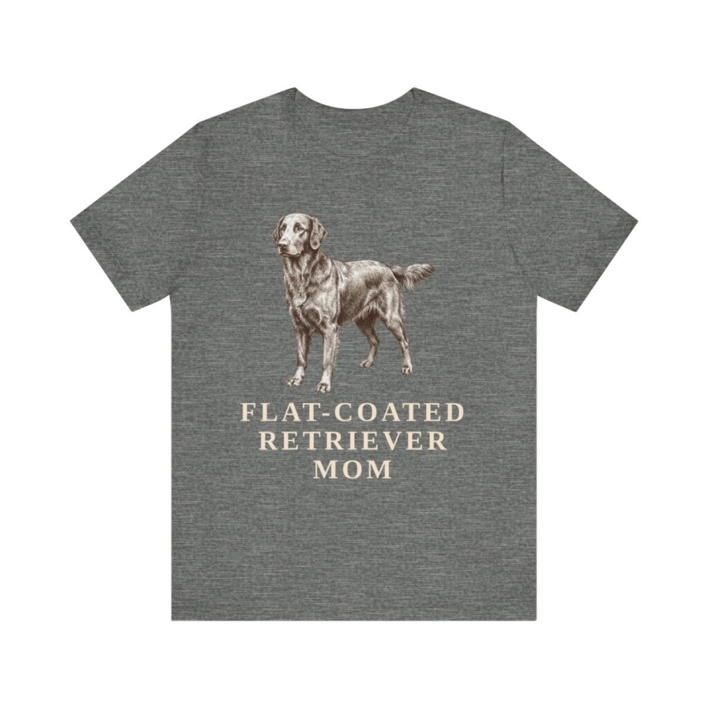 Flat-Coated Retriever Mom Shirt, Vintage Dog Sketch Tee, Dog Mom Gift Flat-Coated Retriever Mom Shirt, Vintage Dog Sketch Tee, Dog Mom Gift