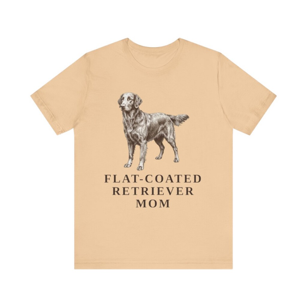 Flat-Coated Retriever Mom Shirt, Vintage Dog Sketch Tee, Dog Mom Gift Flat-Coated Retriever Mom Shirt, Vintage Dog Sketch Tee, Dog Mom Gift