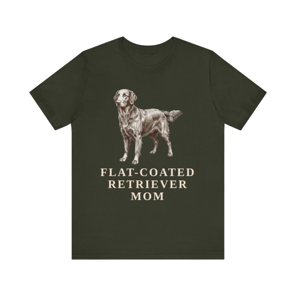 Flat-Coated Retriever Mom Shirt, Vintage Dog Sketch Tee, Dog Mom Gift Flat-Coated Retriever Mom Shirt, Vintage Dog Sketch Tee, Dog Mom Gift