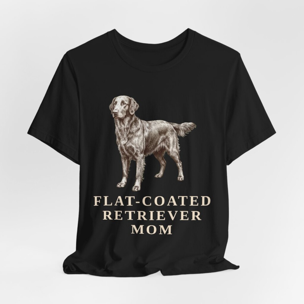 Flat-Coated Retriever Mom Shirt, Vintage Dog Sketch Tee, Dog Mom Gift Flat-Coated Retriever Mom Shirt, Vintage Dog Sketch Tee, Dog Mom Gift