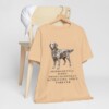 Flat-Coated Retriever Humor Shirt, Vintage Dog Sketch Tee, Dog Humor Gift