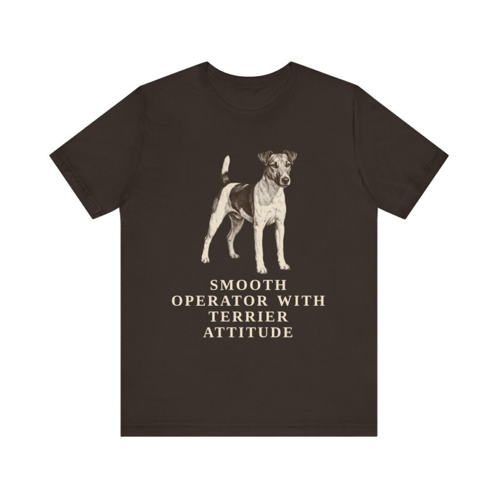 Fox Terrier (Smooth) Humor Shirt, Vintage Dog Sketch Tee, Dog Humor Gift Fox Terrier (Smooth) Humor Shirt, Vintage Dog Sketch Tee, Dog Humor Gift