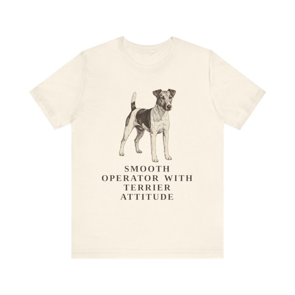 Fox Terrier (Smooth) Humor Shirt, Vintage Dog Sketch Tee, Dog Humor Gift Fox Terrier (Smooth) Humor Shirt, Vintage Dog Sketch Tee, Dog Humor Gift