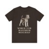 Fox Terrier (Wire) Humor Shirt, Vintage Dog Sketch Tee, Dog Humor Gift Fox Terrier (Wire) Humor Shirt, Vintage Dog Sketch Tee, Dog Humor Gift
