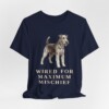 Fox Terrier (Wire) Humor Shirt, Vintage Dog Sketch Tee, Dog Humor Gift Fox Terrier (Wire) Humor Shirt, Vintage Dog Sketch Tee, Dog Humor Gift