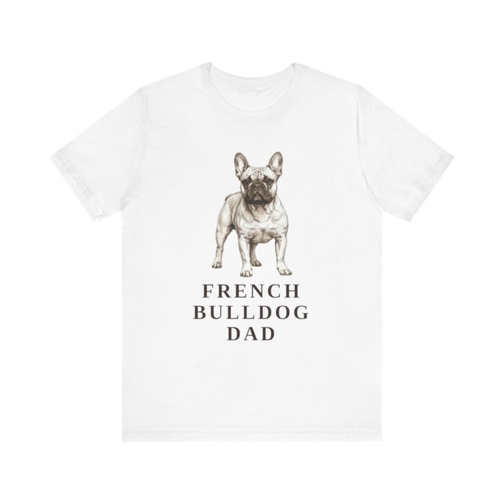 French Bulldog Dad Shirt, Vintage Dog Sketch Tee, Dog Dad Gift French Bulldog Dad Shirt, Vintage Dog Sketch Tee, Dog Dad Gift