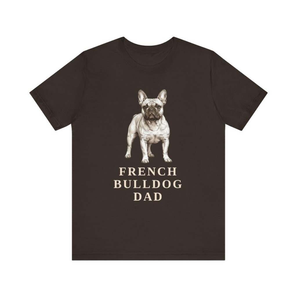 French Bulldog Dad Shirt, Vintage Dog Sketch Tee, Dog Dad Gift French Bulldog Dad Shirt, Vintage Dog Sketch Tee, Dog Dad Gift