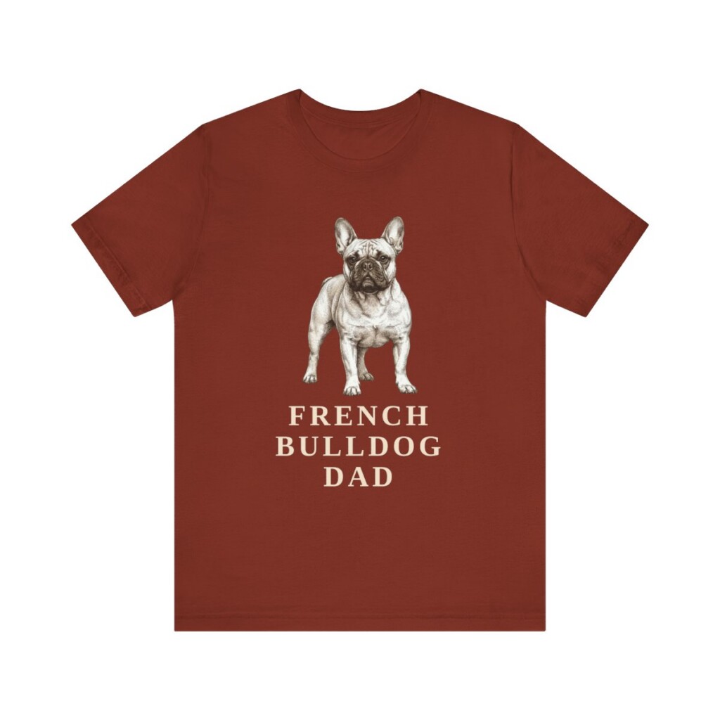 French Bulldog Dad Shirt, Vintage Dog Sketch Tee, Dog Dad Gift French Bulldog Dad Shirt, Vintage Dog Sketch Tee, Dog Dad Gift