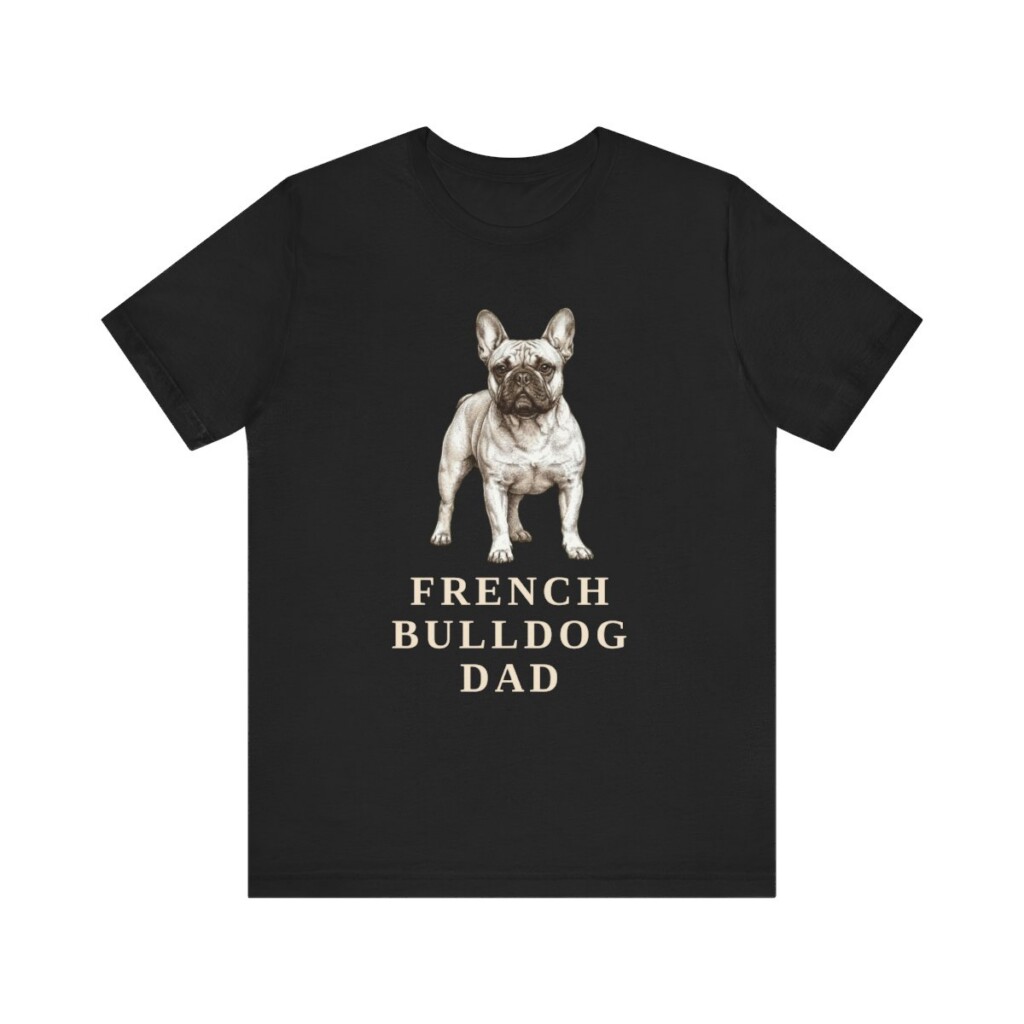 French Bulldog Dad Shirt, Vintage Dog Sketch Tee, Dog Dad Gift French Bulldog Dad Shirt, Vintage Dog Sketch Tee, Dog Dad Gift