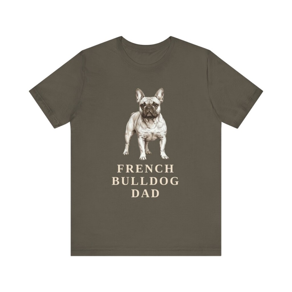 French Bulldog Dad Shirt, Vintage Dog Sketch Tee, Dog Dad Gift French Bulldog Dad Shirt, Vintage Dog Sketch Tee, Dog Dad Gift
