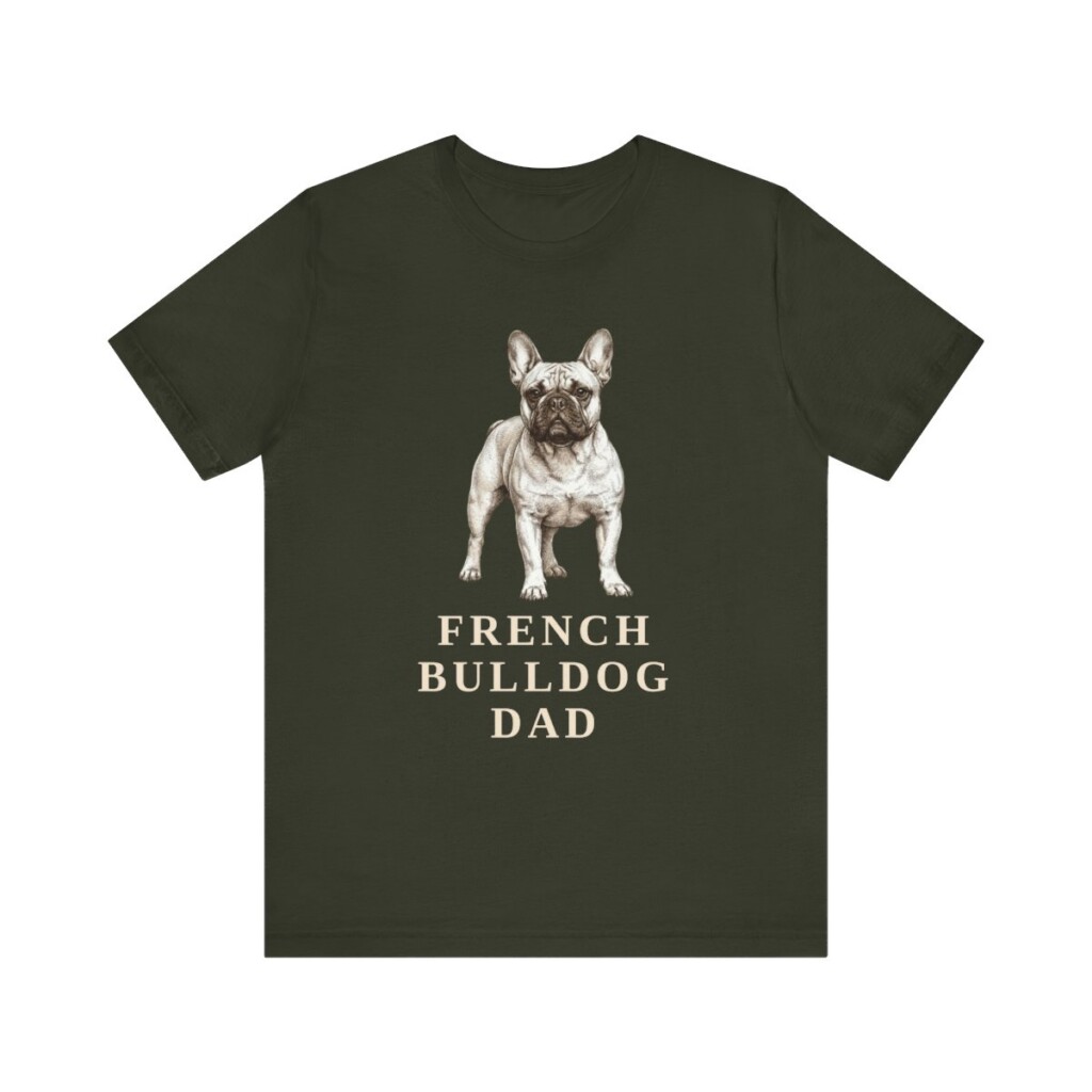 French Bulldog Dad Shirt, Vintage Dog Sketch Tee, Dog Dad Gift French Bulldog Dad Shirt, Vintage Dog Sketch Tee, Dog Dad Gift