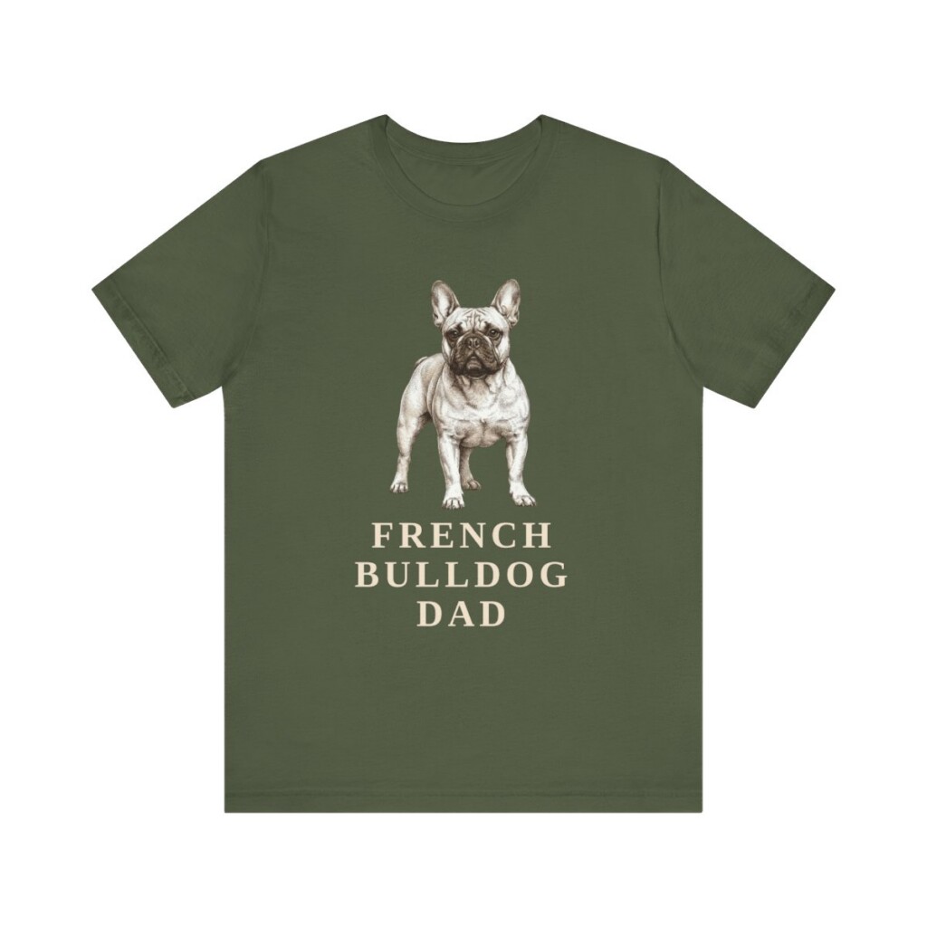 French Bulldog Dad Shirt, Vintage Dog Sketch Tee, Dog Dad Gift French Bulldog Dad Shirt, Vintage Dog Sketch Tee, Dog Dad Gift