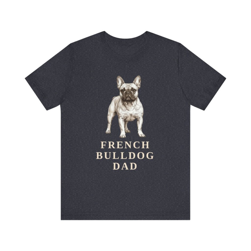 French Bulldog Dad Shirt, Vintage Dog Sketch Tee, Dog Dad Gift French Bulldog Dad Shirt, Vintage Dog Sketch Tee, Dog Dad Gift