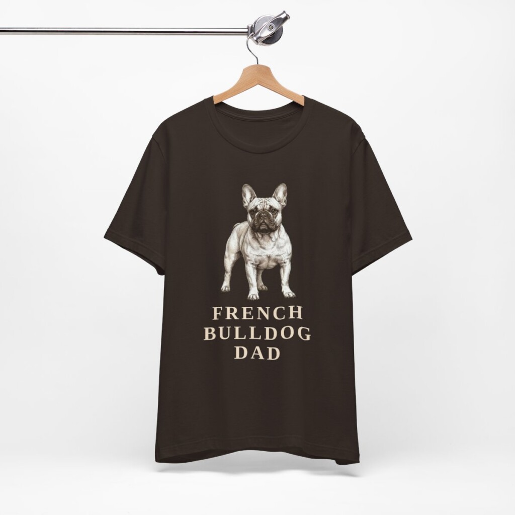 French Bulldog Dad Shirt, Vintage Dog Sketch Tee, Dog Dad Gift French Bulldog Dad Shirt, Vintage Dog Sketch Tee, Dog Dad Gift