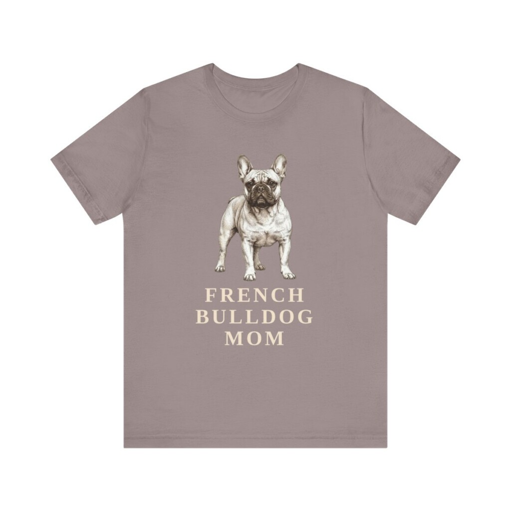 French Bulldog Mom Shirt, Vintage Dog Sketch Tee, Dog Mom Gift