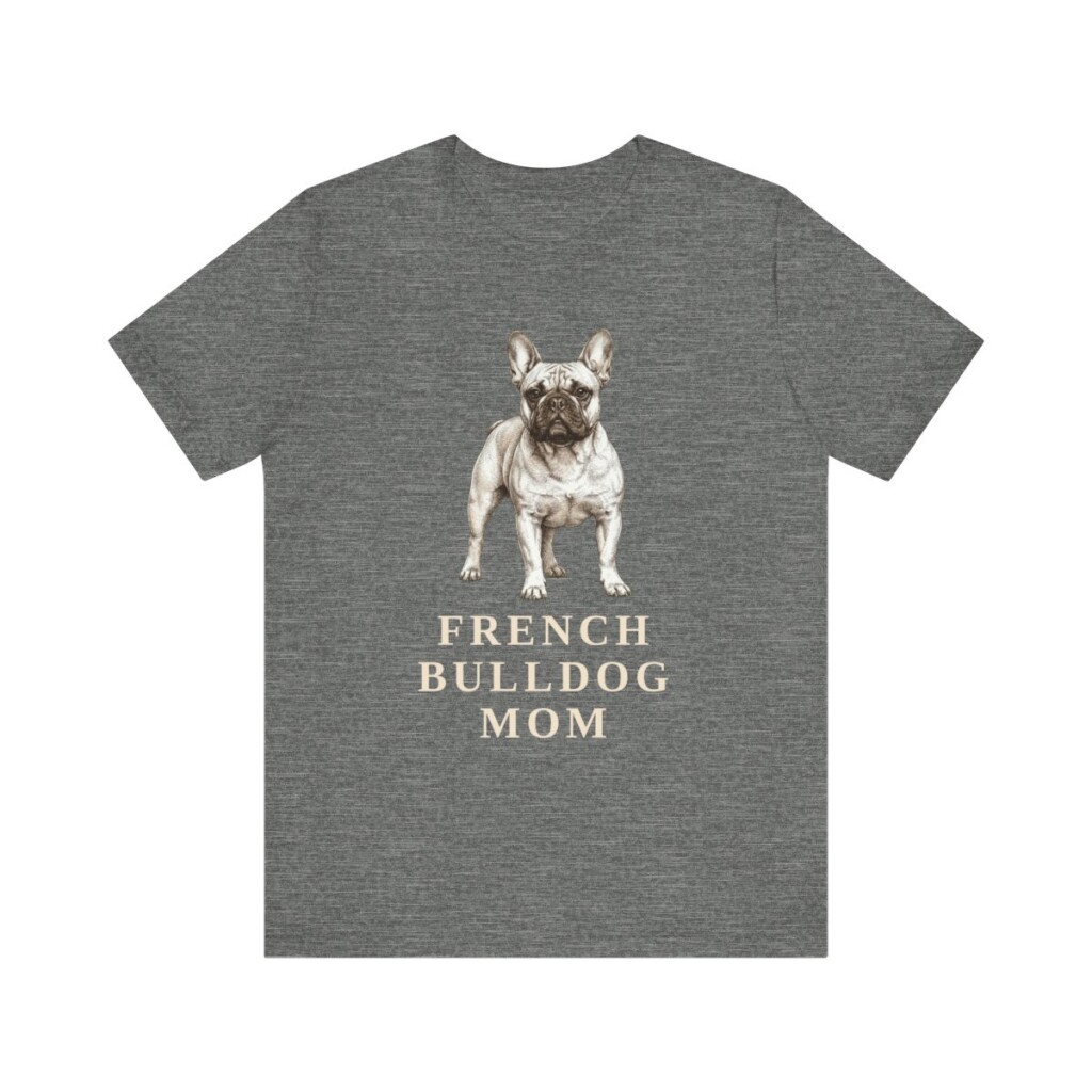 French Bulldog Mom Shirt, Vintage Dog Sketch Tee, Dog Mom Gift